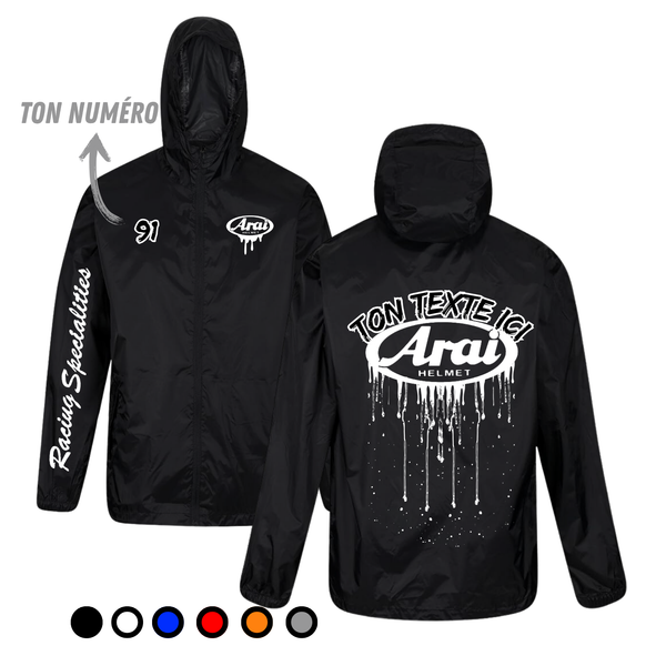 K-way Arai - street édition - Personnalisé