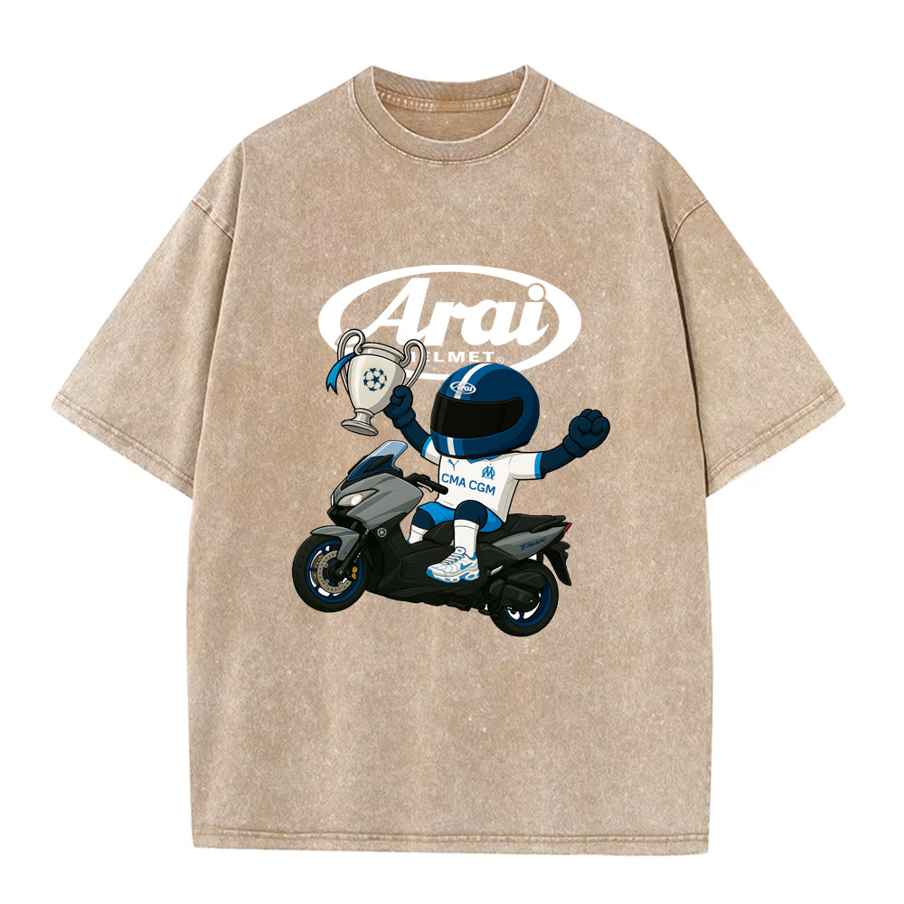 T-shirt Oversize | Édition spéciale Arai x Marseille | LDC 1993 x Tmax 560