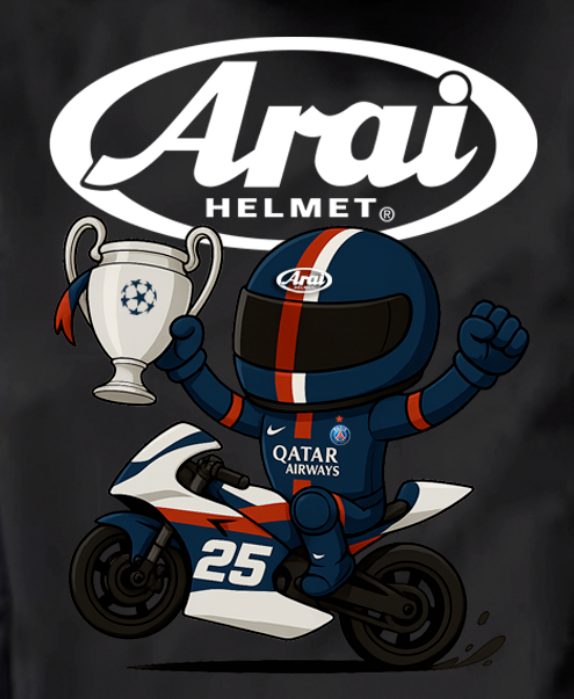 Veste Street Arai x PSG - Édition LDC 2025