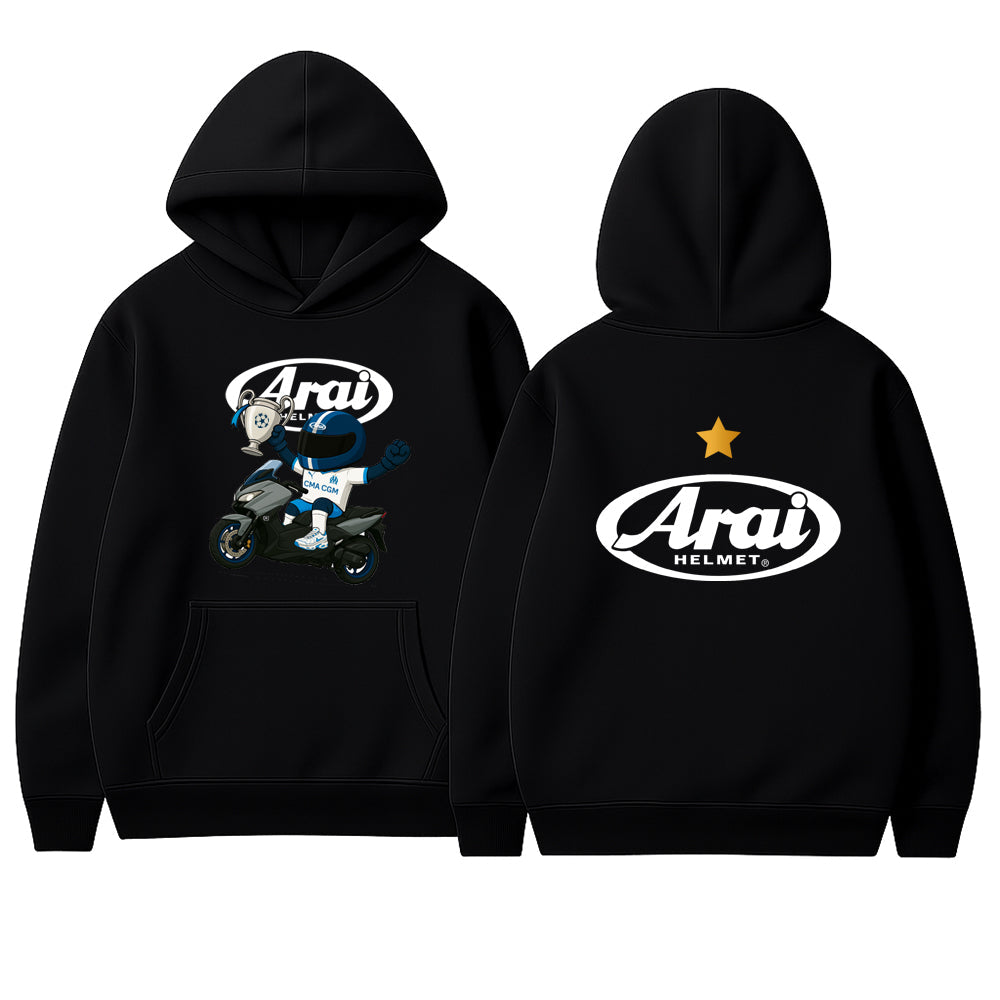 Sweat à capuche Unisexe - Édition Arai x Marseille| LDC 1993 x Tmax 560