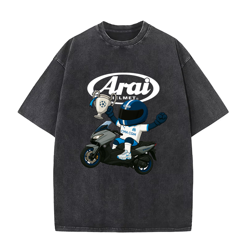 T-shirt Oversize | Édition spéciale Arai x Marseille | LDC 1993 x Tmax 560