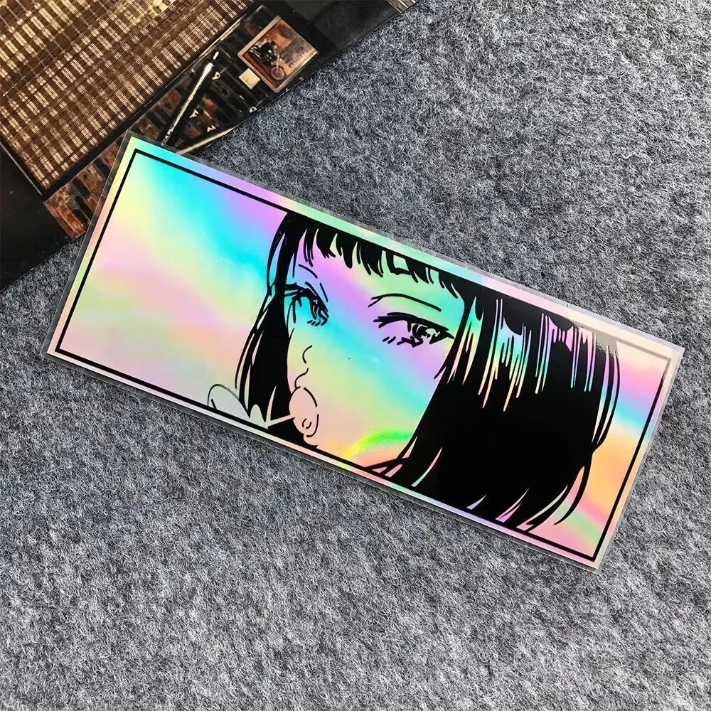 Autocollants Laser Arc-en-ciel