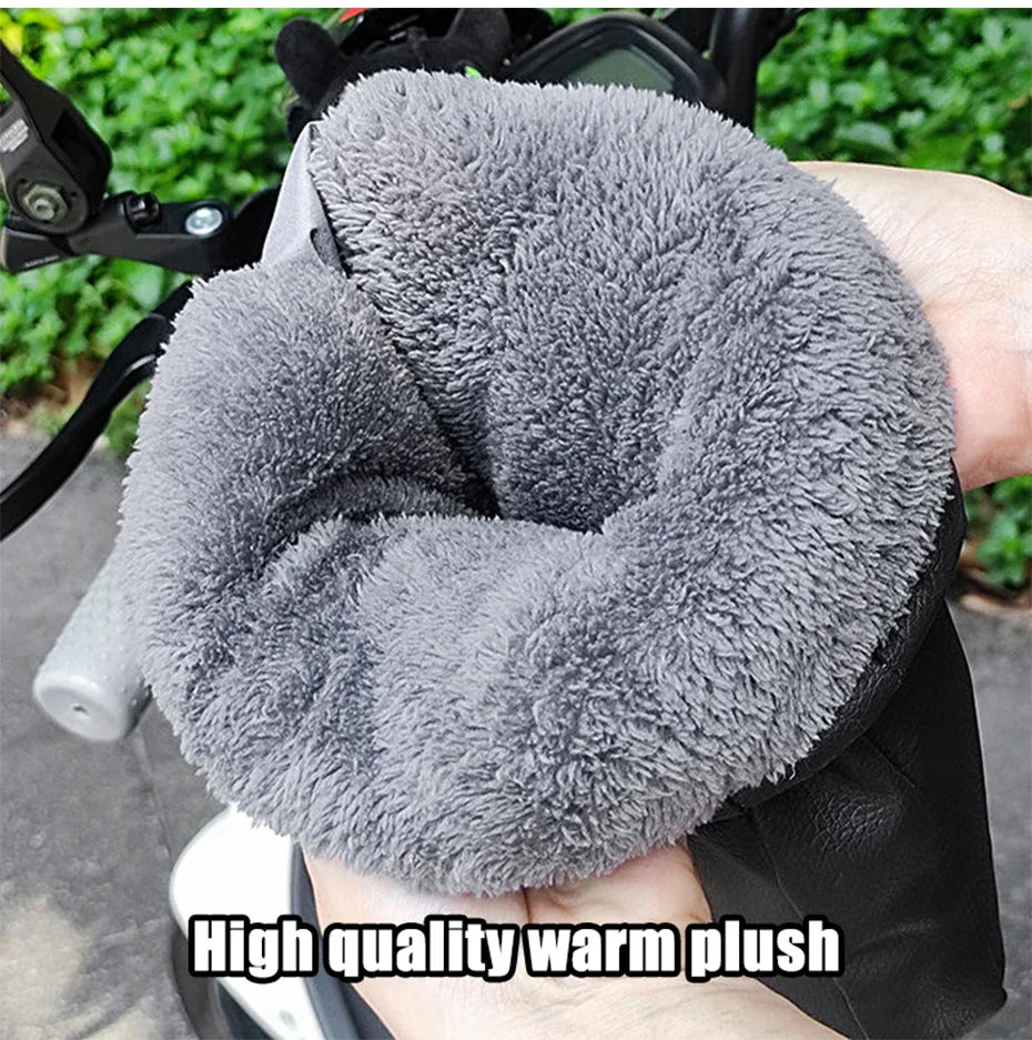 Manchons de guidon de moto pour l'hiver