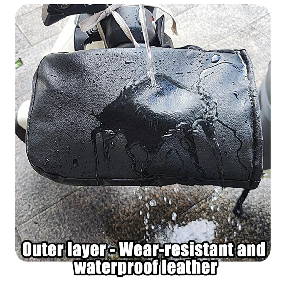 Manchons de guidon de moto pour l'hiver