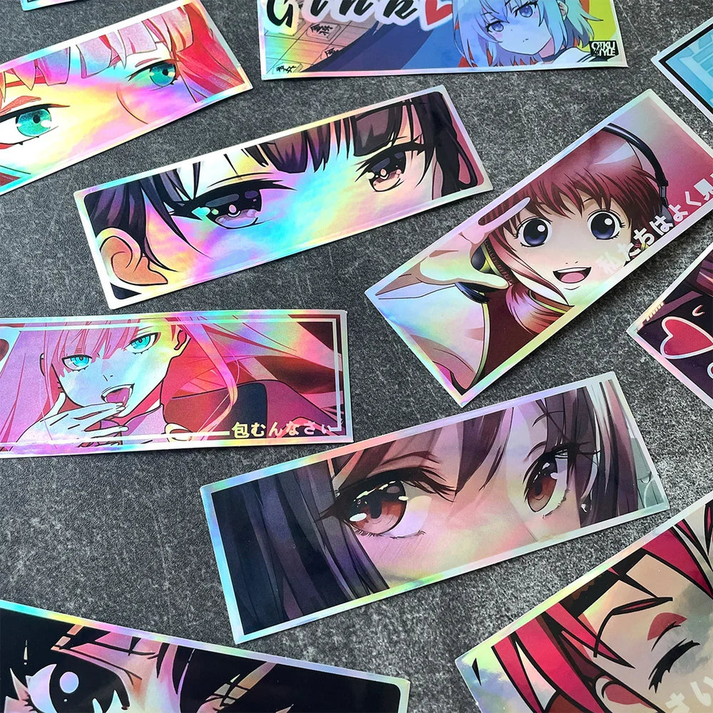 Autocollants Laser Arc-en-ciel