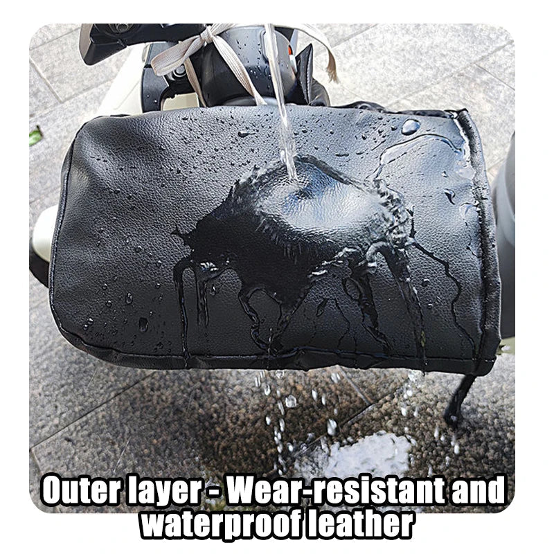 Manchons de guidon de moto pour l'hiver