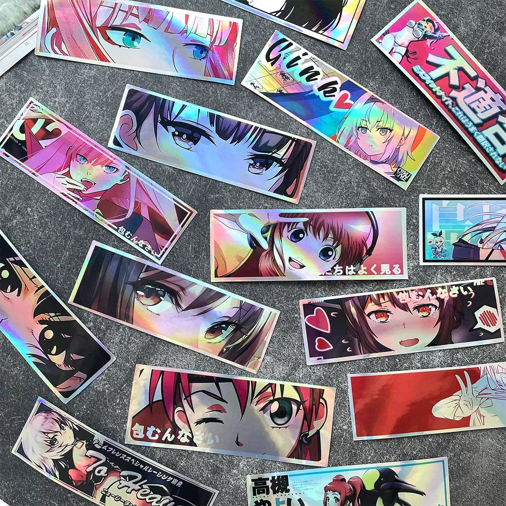 Autocollants Laser Arc-en-ciel