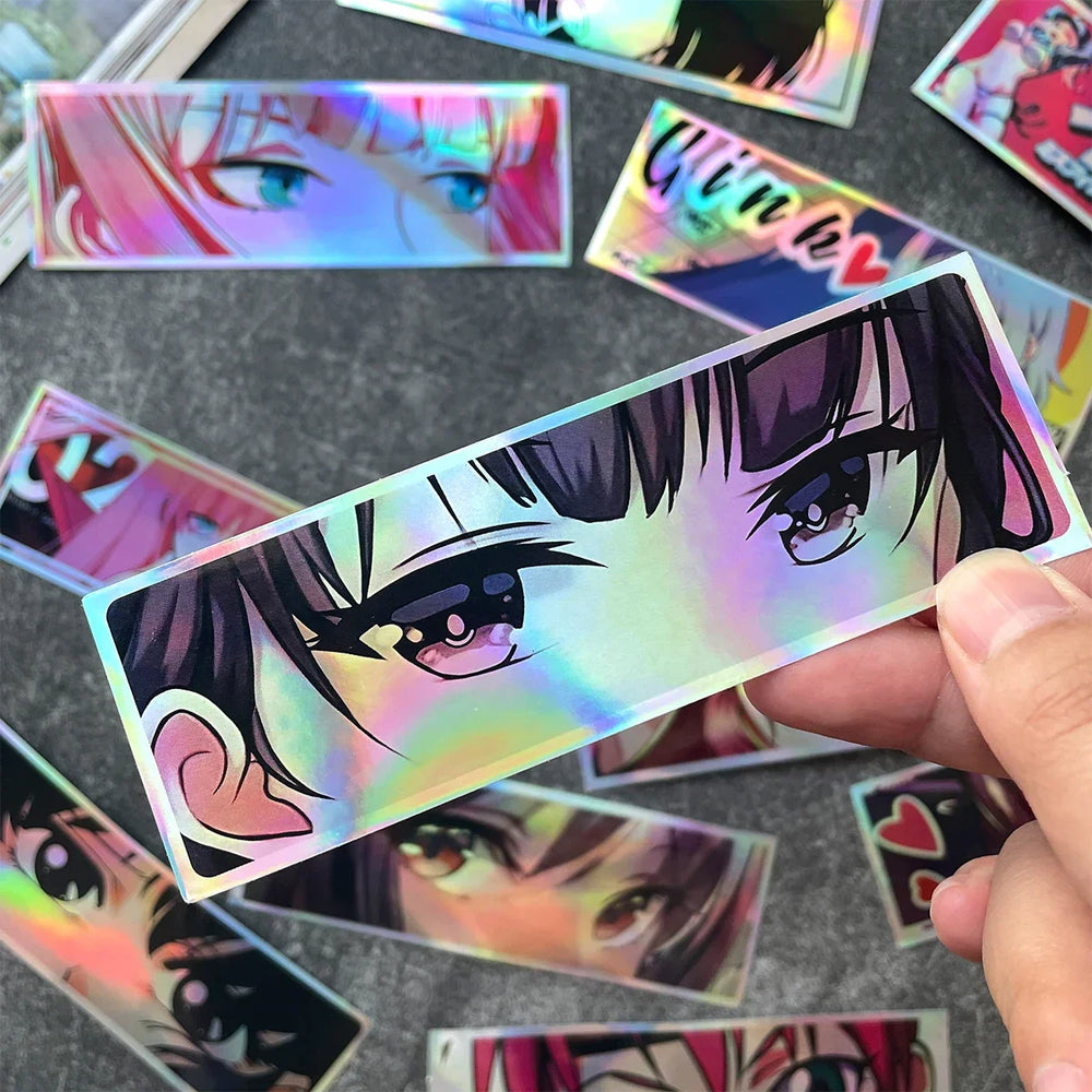 Autocollants Laser Arc-en-ciel