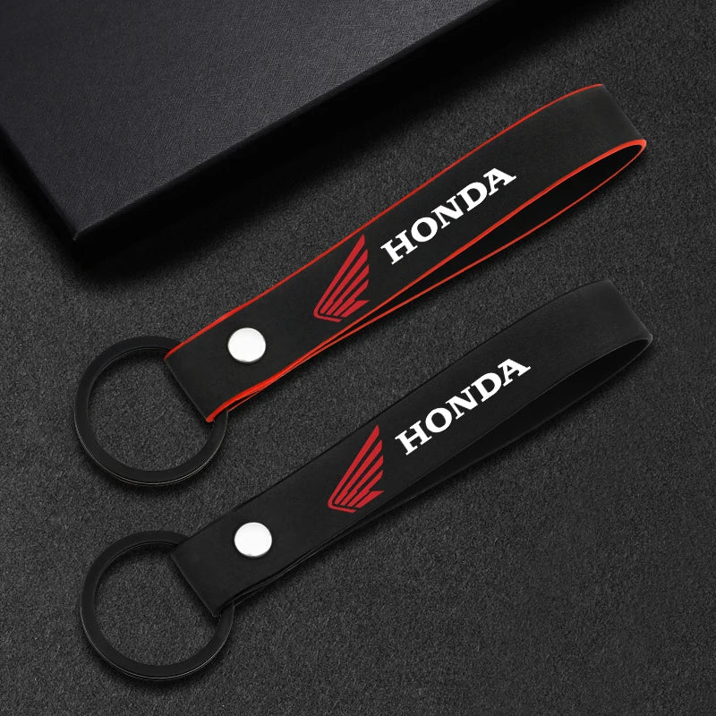 Porte-clés en cuir Honda