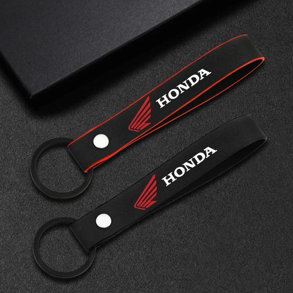 Porte-clés en cuir Honda