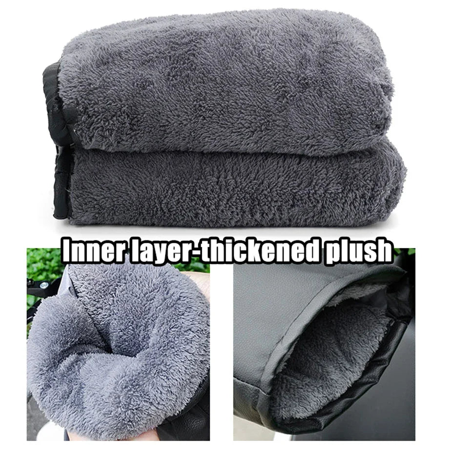 Manchons de guidon de moto pour l'hiver