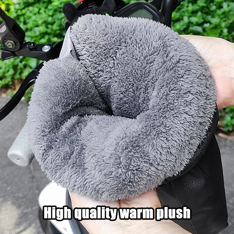 Manchons de guidon de moto pour l'hiver
