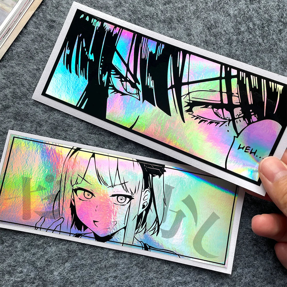 Autocollants Laser Arc-en-ciel
