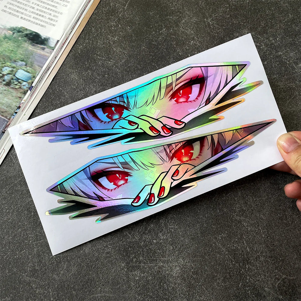 Autocollants Laser Arc-en-ciel