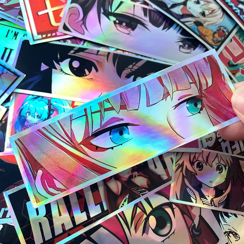 Autocollants Laser Arc-en-ciel