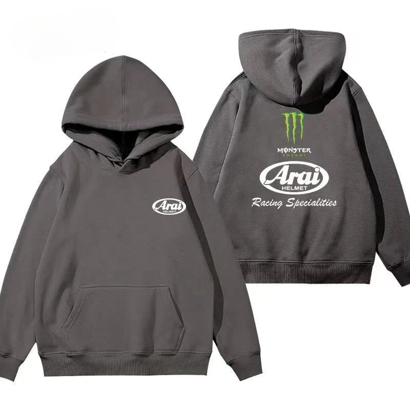 Sweatshirt Arai - Gris Anthracite - Édition Monster - Collection Hiver & Automne