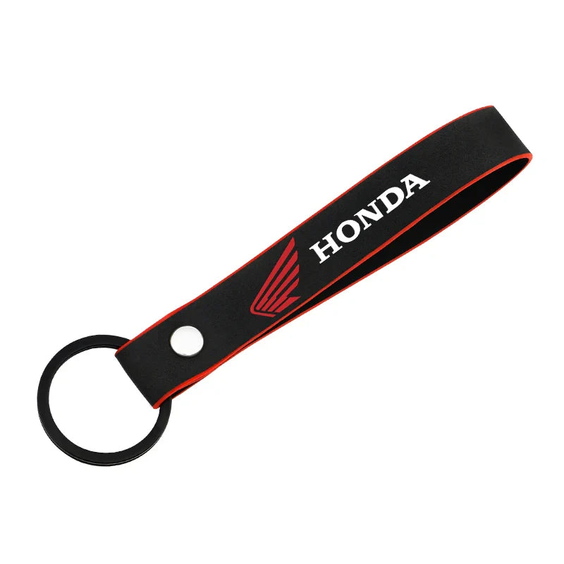 Porte-clés en cuir Honda