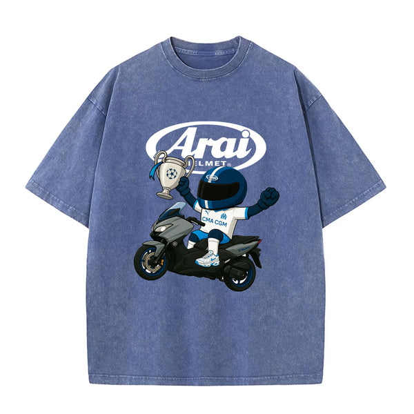 T-shirt Oversize | Édition spéciale Arai x Marseille | LDC 1993 x Tmax 560