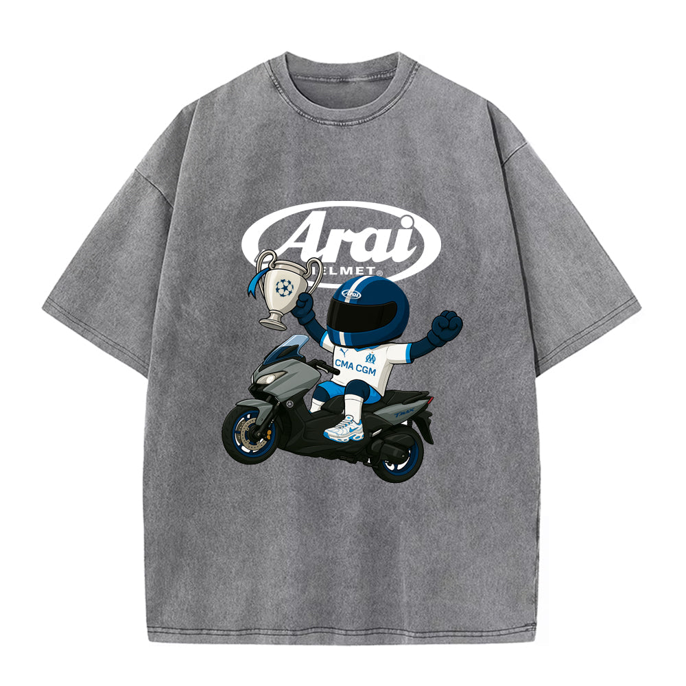 T-shirt Oversize | Édition spéciale Arai x Marseille | LDC 1993 x Tmax 560